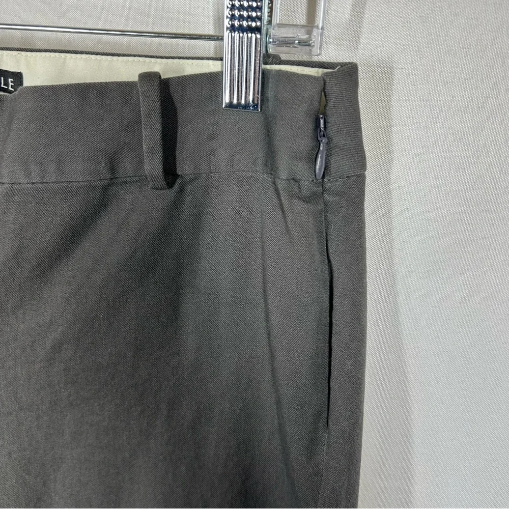 J Crew | Cotton Mercantile Trousers Dress Pants Dark Gray Women’s Size 6